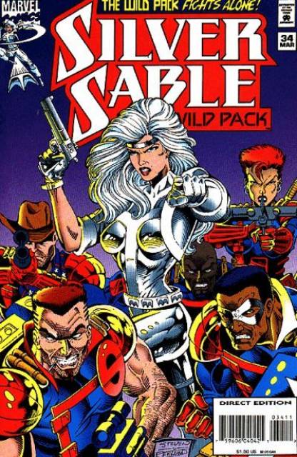 Silver Sable and the Wild Pack (1992) no. 34 - Used