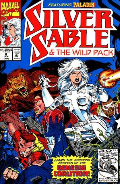 Silver Sable and the Wild Pack (1992) no. 8 - Used
