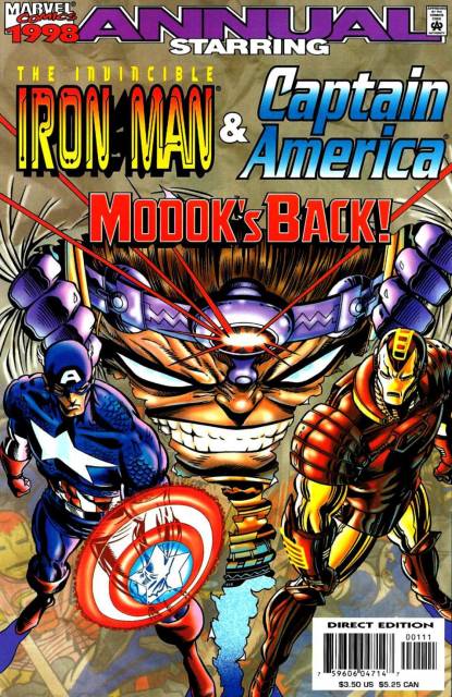 Invincible Iron Man and Captain America (1998) 1998 Annual - Used
