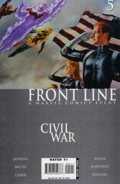 Civil War Front Line (2006) no. 5 - Used