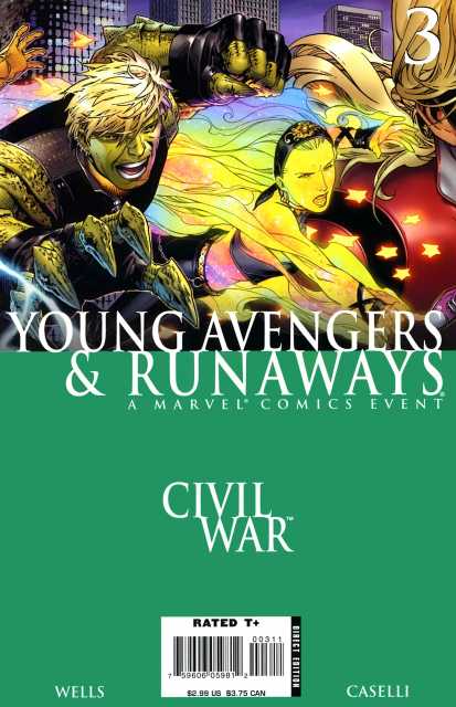 Civil War: Young Avengers and Runaways (2006) no. 3 - Used