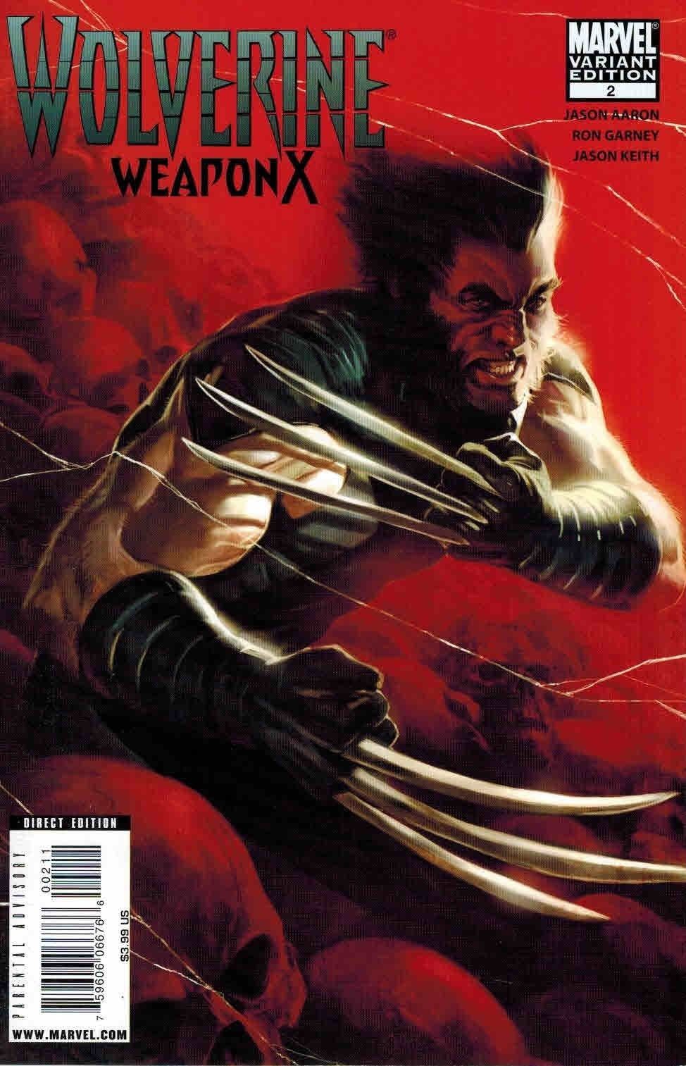 Wolverine Weapon X (2009) no. 2 (Variant b) - Used