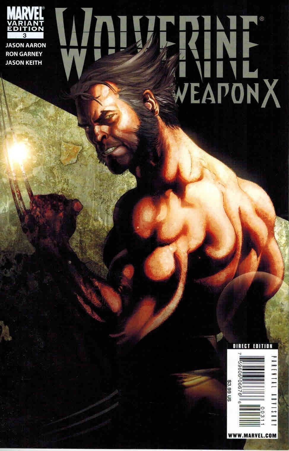 Wolverine Weapon X (2009) no. 3 (Variant b) - Used