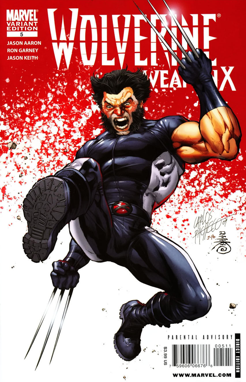 Wolverine Weapon X (2009) no. 5 (Variant b) - Used