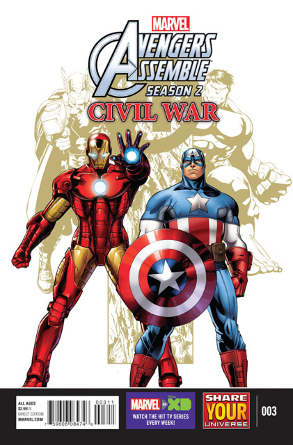 Avengers Assemble Season 2 Civil War (2016) no. 3 - Used