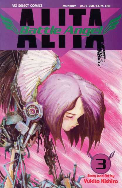 Battle Angel Alita, Part 1 (1992) no. 3 - Used