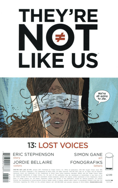They're Not Like Us (2015) no. 13 - Used