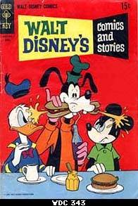 Walt Disney Comics and Stories (1940) no. 343 - Used