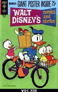 Walt Disney Comics and Stories (1940) no. 358 - Used
