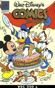 Walt Disney Comics and Stories (1940) no. 550 - Used