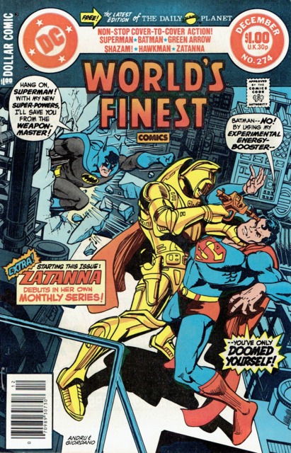 Worlds Finest (1941) no. 274 - Used