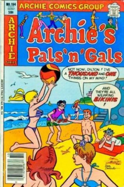 Archies Pals N Gals (1952) no. 154 - Used
