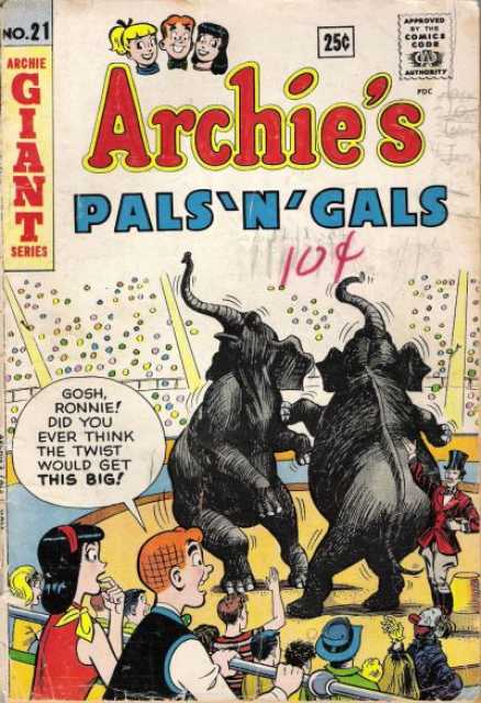 Archies Pals N Gals (1952) no. 21 - Used