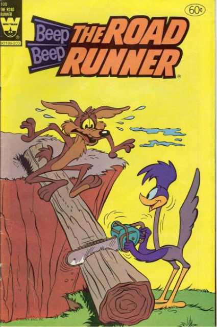 Beep Beep the Road Runner (1966 Goldkey/Whitman) no. 100 - Used