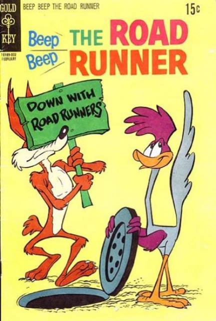Beep Beep the Road Runner (1966 Goldkey/Whitman) no. 16 - Used