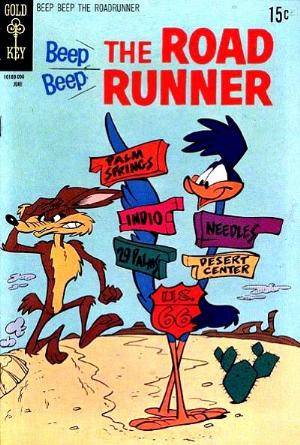 Beep Beep the Road Runner (1966 Goldkey/Whitman) no. 18 - Used