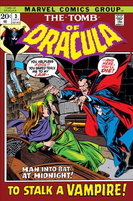 Tomb of Dracula (1972) no. 3 - Used
