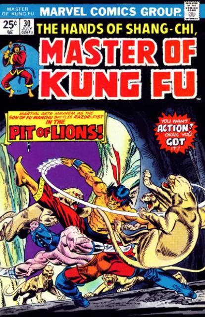 Master of Kung Fu (1974) no. 30 - Used