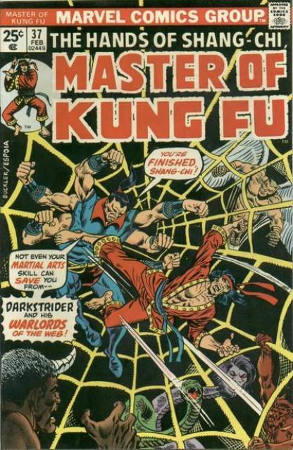 Master of Kung Fu (1974) no. 37 - Used