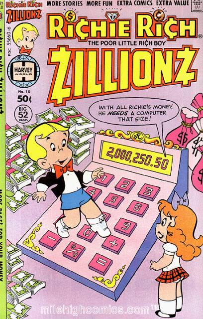 Richie Rich Zillionz (1976) no. 10 - Used