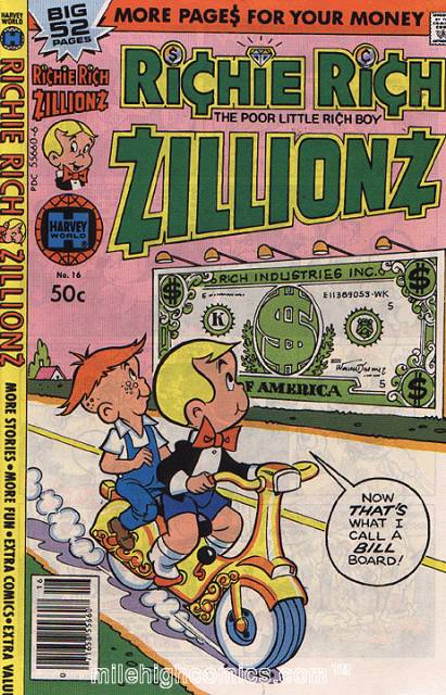 Richie Rich Zillionz (1976) no. 16 - Used