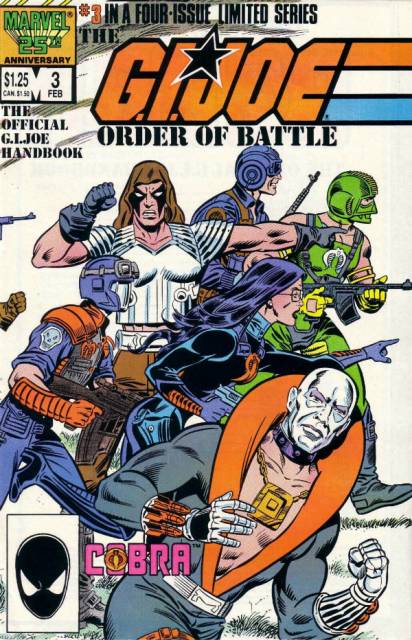 GI Joe Order of Battle (1986) no. 3 - Used