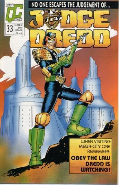 Judge Dredd (1987) no. 33 - Used