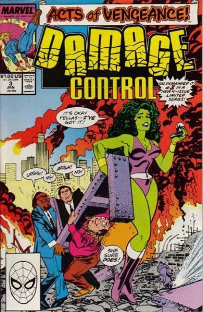 Damage Control Acts of Vengeance (1989) no. 3 - Used