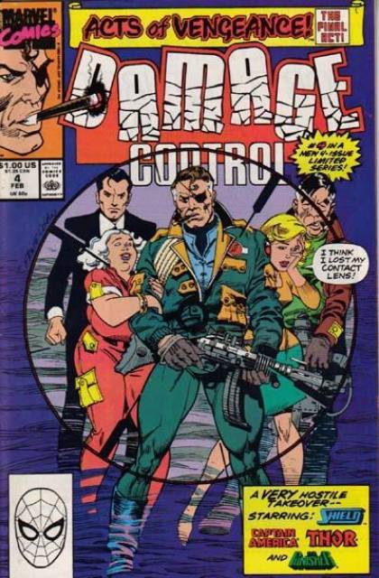 Damage Control Acts of Vengeance (1989) no. 4 - Used
