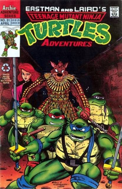 Teenage Mutant Ninja Turtles Adventures (1989) no. 31 - Used