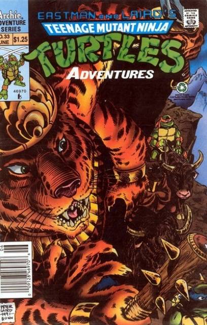 Teenage Mutant Ninja Turtles Adventures (1989) no. 33 - Used