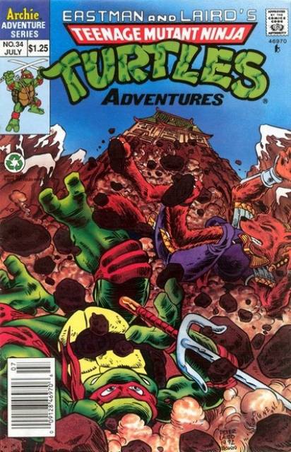 Teenage Mutant Ninja Turtles Adventures (1989) no. 34 - Used