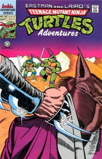 Teenage Mutant Ninja Turtles Adventures (1989) no. 36 - Used