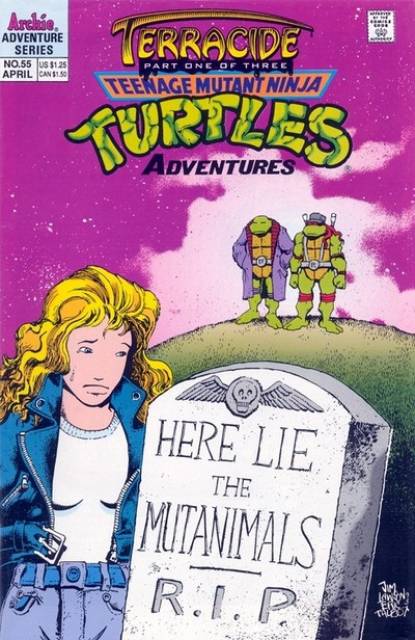 Teenage Mutant Ninja Turtles Adventures (1989) no. 55 - Used