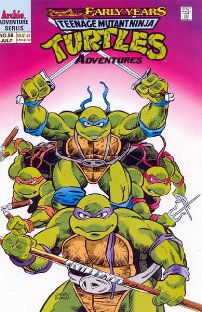 Teenage Mutant Ninja Turtles Adventures (1989) no. 58 - Used
