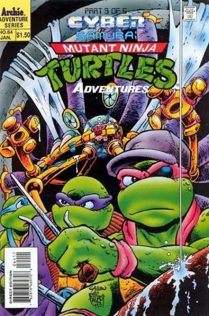 Teenage Mutant Ninja Turtles Adventures (1989) no. 64 - Used