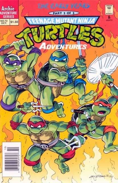 Teenage Mutant Ninja Turtles Adventures (1989) no. 72 - Used