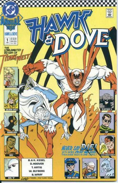 Hawk and Dove (1989) Annual no. 1 - Used
