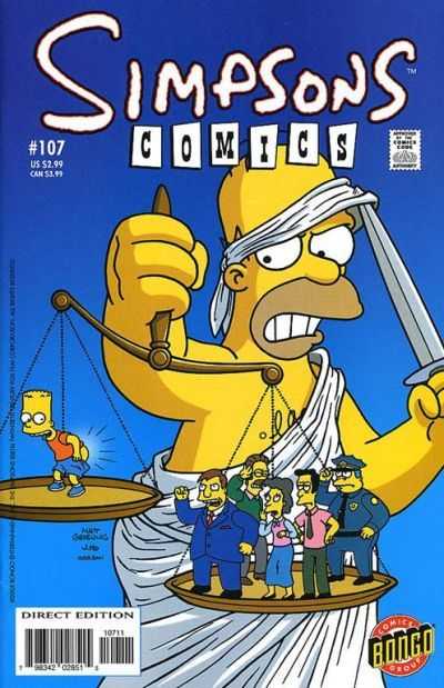 Simpsons Comics (1993) no. 107 - Used