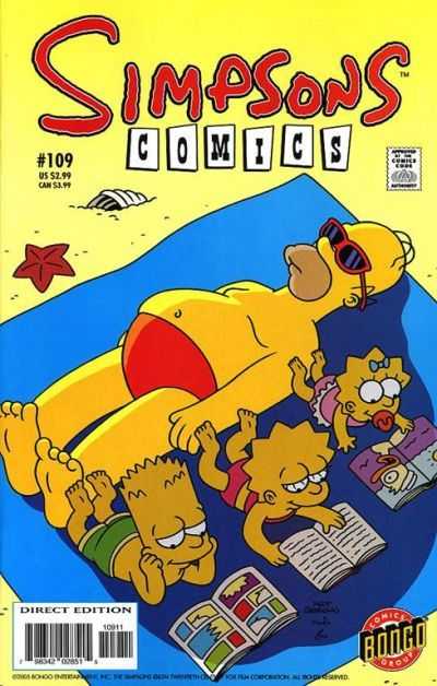 Simpsons Comics (1993) no. 109 - Used