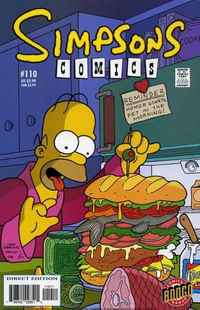 Simpsons Comics (1993) no. 110 - Used