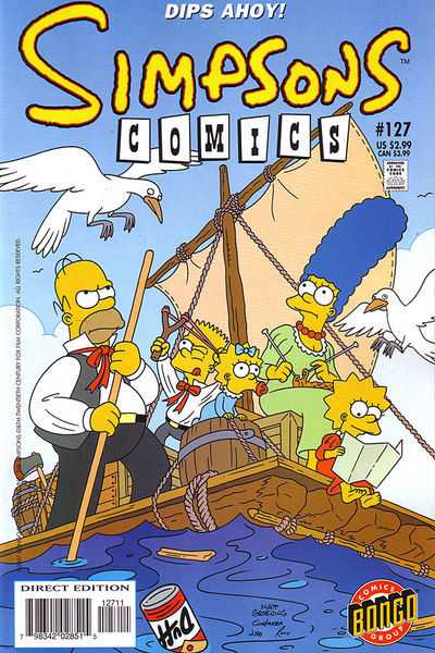 Simpsons Comics (1993) no. 127 - Used