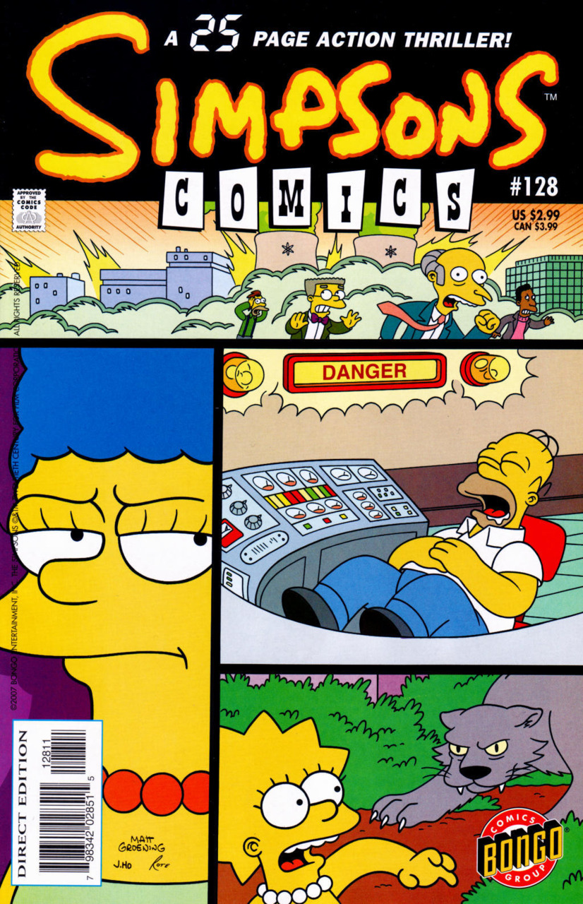 Simpsons Comics (1993) no. 128 - Used