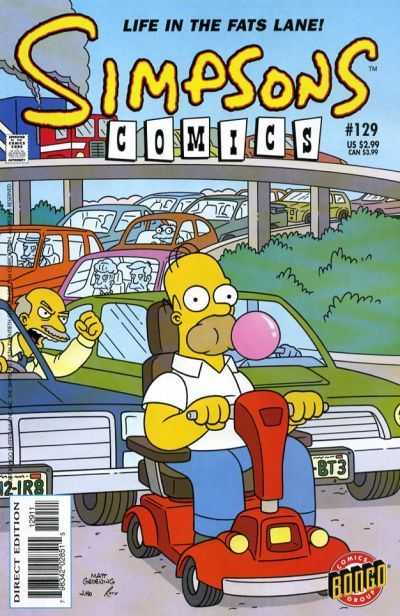 Simpsons Comics (1993) no. 129 - Used