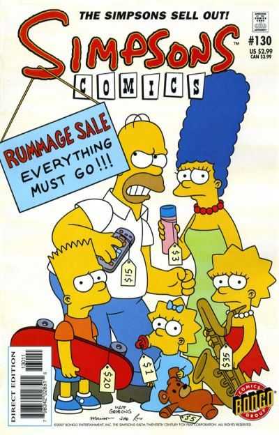 Simpsons Comics (1993) no. 130 - Used