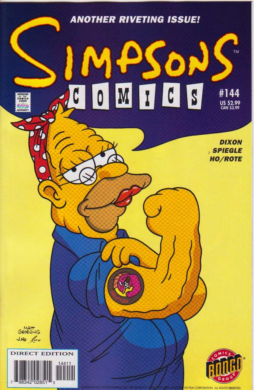Simpsons Comics (1993) no. 144 - Used