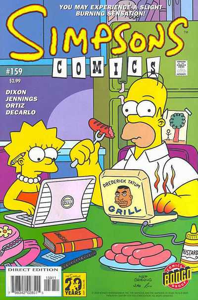 Simpsons Comics (1993) no. 159 - Used