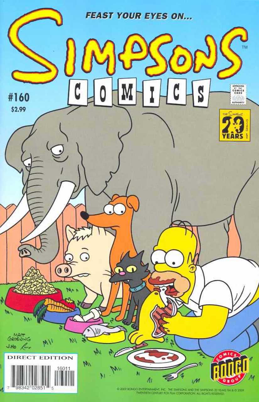 Simpsons Comics (1993) no. 160 - Used