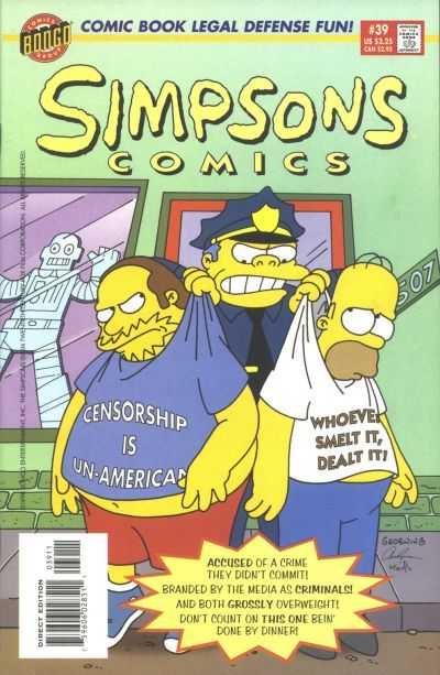 Simpsons Comics (1993) no. 39 - Used