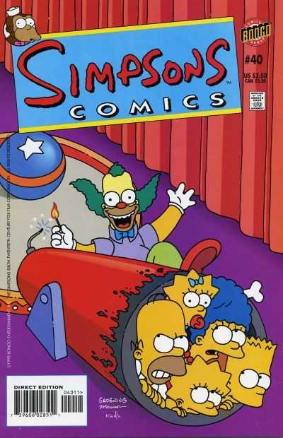 Simpsons Comics (1993) no. 40 - Used